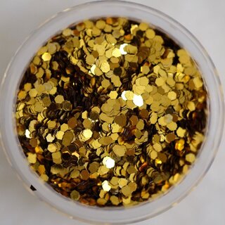 Glitter Pailletten klein 09 Gold