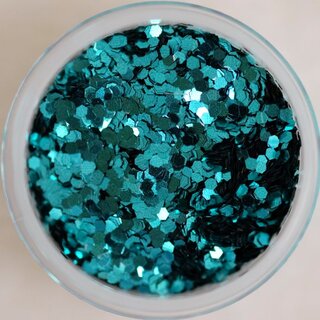 Glitter Pailletten klein 01 Ocean Green