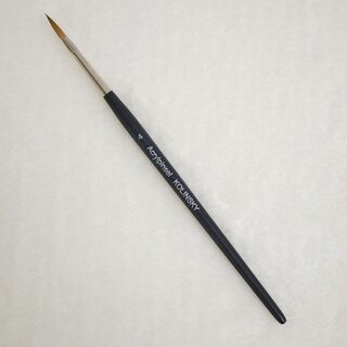 Acrylpinsel Kolinskyhaar, schwarzer Griff Größe 4
