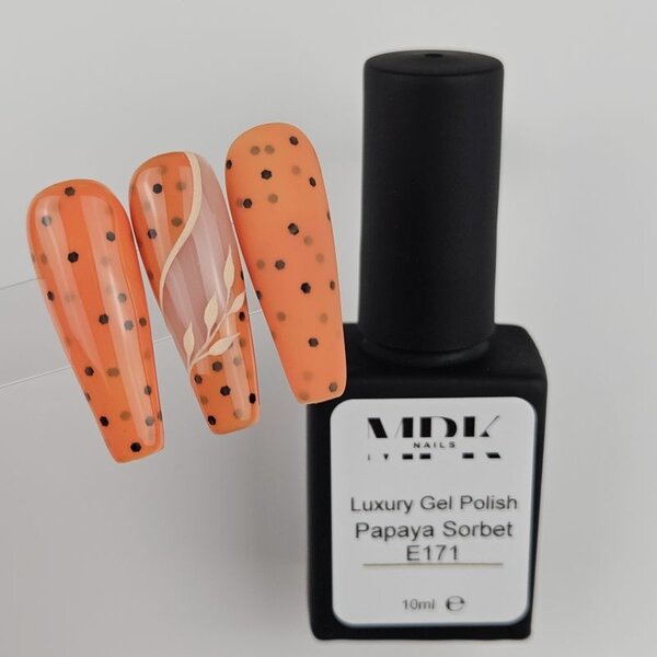 MPK Nails® Luxury Gel Polish Papaya Sorbet