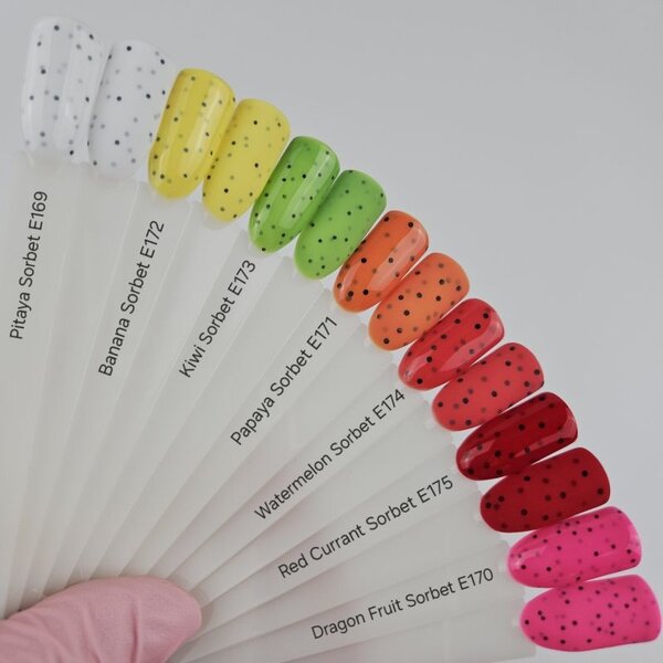 MPK Nails® 7x Luxury UV Nagellack Fruit Sorbet & 1x Infinity Shine gratis