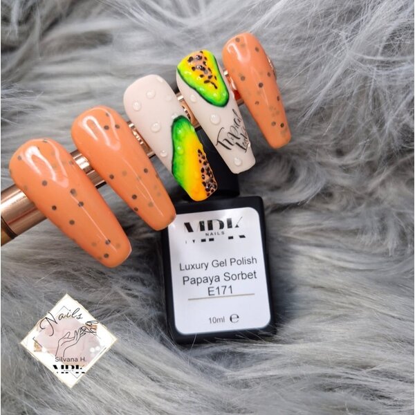 MPK Nails® Luxury Gel Polish Papaya Sorbet
