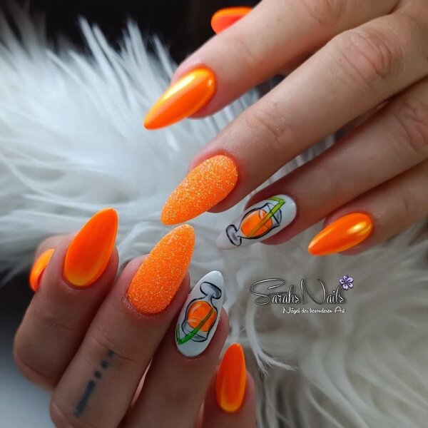 MPK Nails® Deluxe UV-Painting Gel 5ml 971 Pop Art Orange