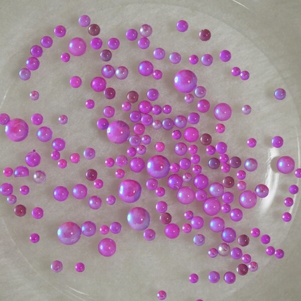 MPK Nails® Overlays Mermaid Kristalle Tropfen 06) magenta