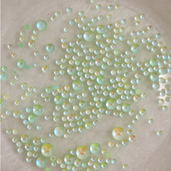 MPK Nails® Overlays Mermaid Kristalle Tropfen 03) grün