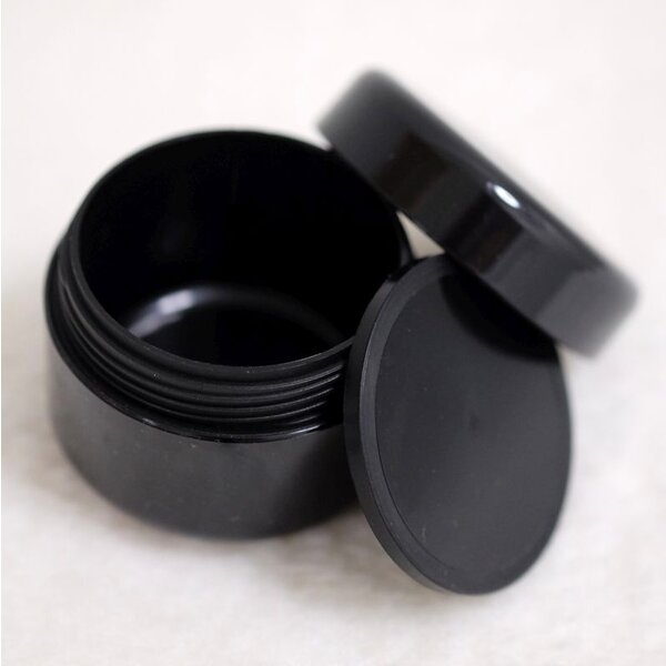 MPK Nails® Leerer Kosmetik Tiegel 15ml schwarz