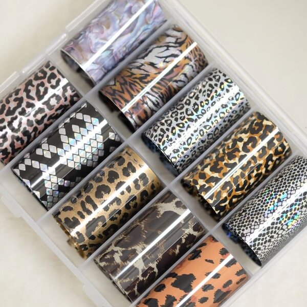 MPK Nails® 10x Nailart Transfer Folie in Box #60