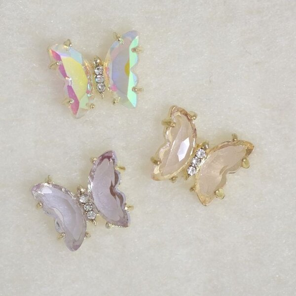 MPK Nails® 1x Nail Art Overlay Schmetterling Rainbow