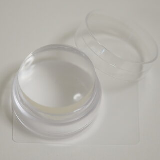 Silikon Stempel + Scraper, rund