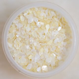 Nail Art Muschelsplitter 11) creme