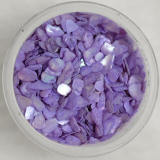 Nail Art Muschelsplitter 06) Lila