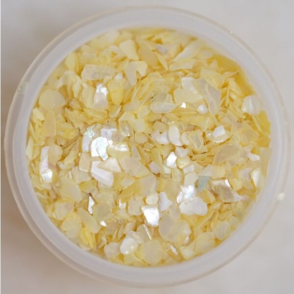 MPK Nails®  Nail Art Muschelsplitter 05) Gelb