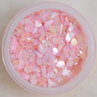 Nail Art Muschelsplitter 04) Rosa