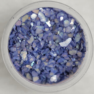 Nail Art Muschelsplitter 02) Blau