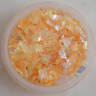 Nail Art Glitter Flakes 11 - Apricot
