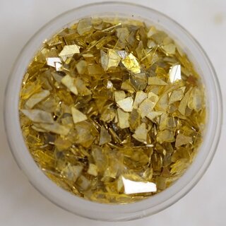 Nail Art Glassplitter 11 – Gold
