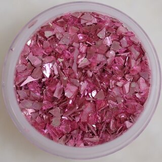 Nail Art Glassplitter 04 – Rosa
