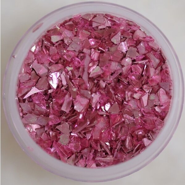 Nail Art Glassplitter 04 – Rosa