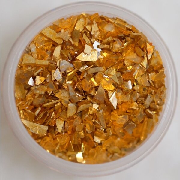 Nail Art Glassplitter 08 – Caramel