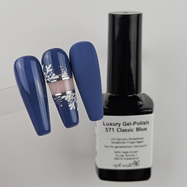 MPK Nails® Luxury Gel Polish 571 Classic Blue