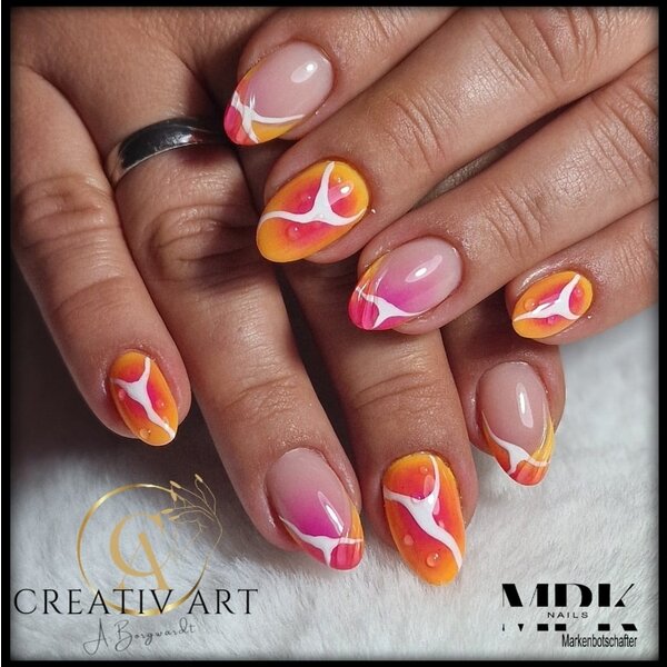 MPK Nails® Luxury Gel Polish C930 Neon Light Mandarine