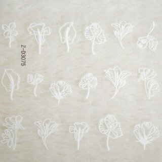 3D Nail Sticker B12