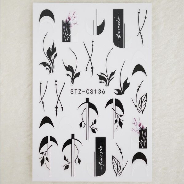 MPK Nails® Nail Sticker B49
