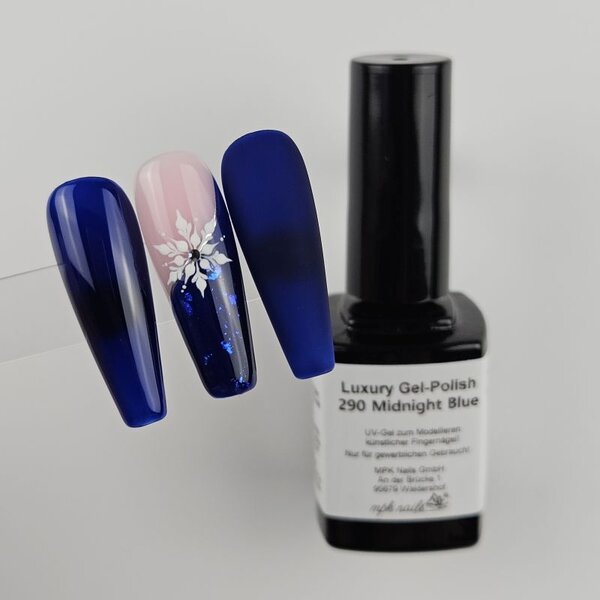 MPK Nails® Luxury Gel Polish 290 Midnight Blue