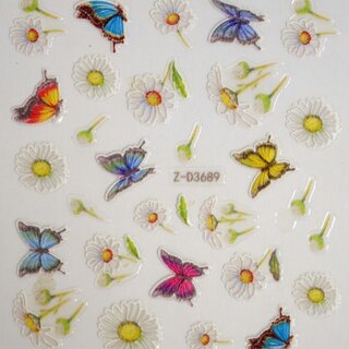 3D Nail Sticker B35