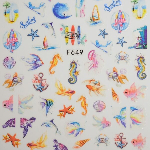 MPK Nails® Nail Sticker B45