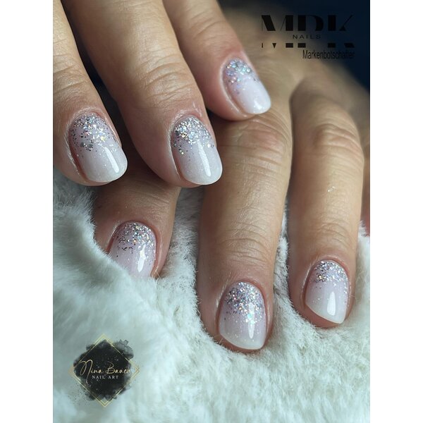 Precious Rubber Base Sparkling White 10ml