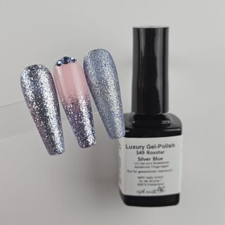 Luxury Gel Polish 349 Roxstar Silver Blue