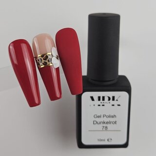 10ml UV Nagellack 78 Dunkelrot