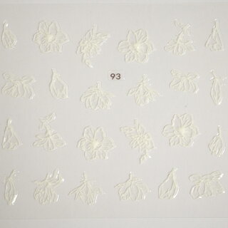 3D Nail Sticker B36