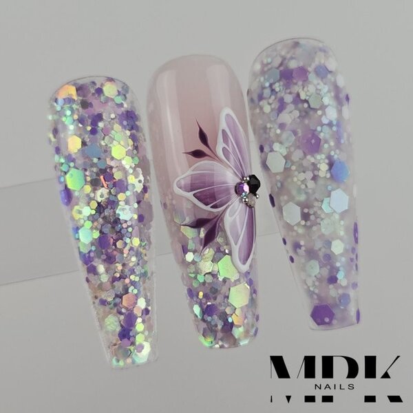 MPK Nails® Farb-Acryl Infinity Sparkle Bubble Ball