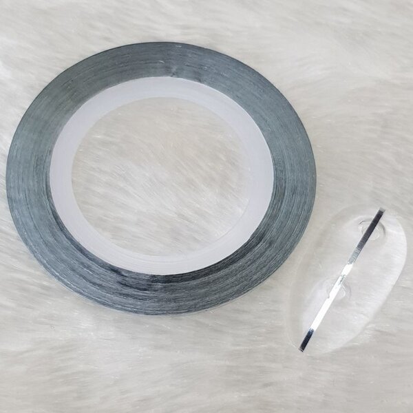 MPK Nails® Nailart Zierstreifen  silber