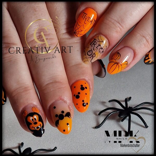 MPK Nails® Deluxe UV-Painting Gel 5ml 971 Pop Art Orange