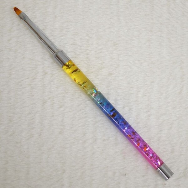 MPK Nails® Gel Pinsel Rainbow - Katzenzunge, Gr. 1