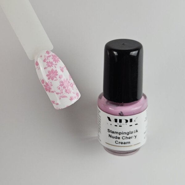 MPK Nails® Stampinglack 4,5ml Nude Cherry Cream