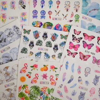 5x Nail Water Tattoo