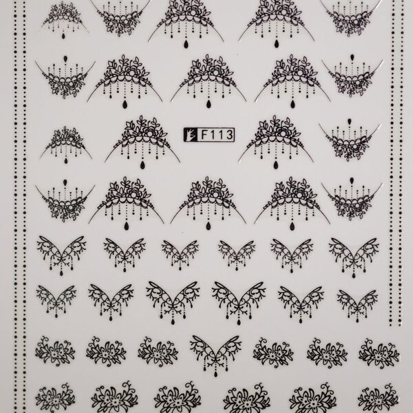 MPK Nails® Nail Sticker B58