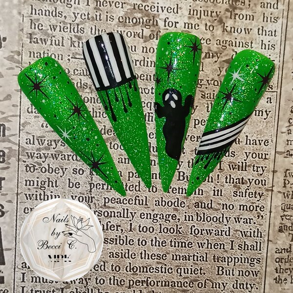 MPK Nails® Deluxe Glitter Gel Pixie Green