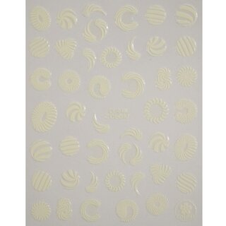 Nail Sticker B64 nachtleuchtend