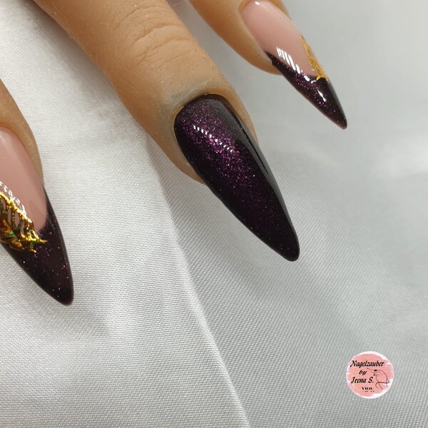 MPK Nails® Deluxe Farbgel 549 Black Star Magic Aubergine
