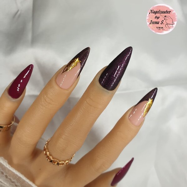 MPK Nails® Deluxe Farbgel 549 Black Star Magic Aubergine