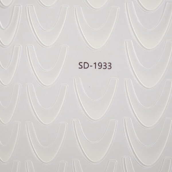 MPK Nails® Ombre Smileline Sticker weiß