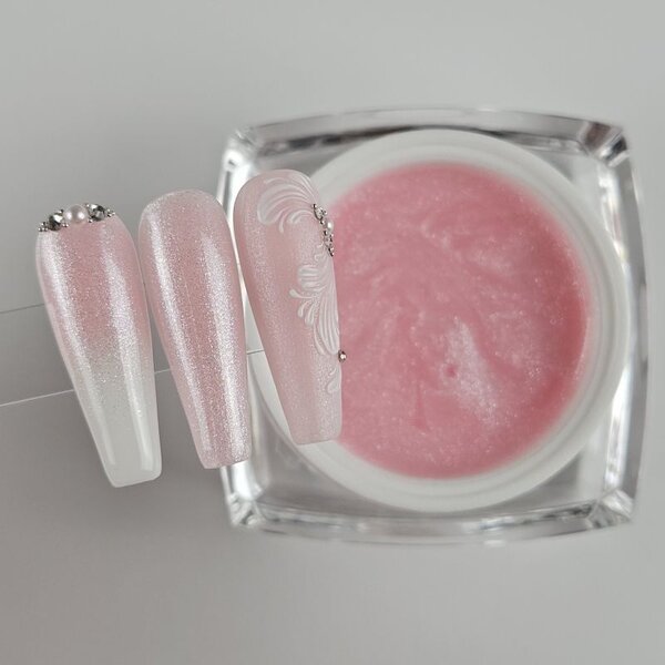 No File Builder Gel Rosy Glimmer