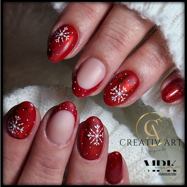 MPK Nails® 10ml UV Nagellack 78 Dunkelrot