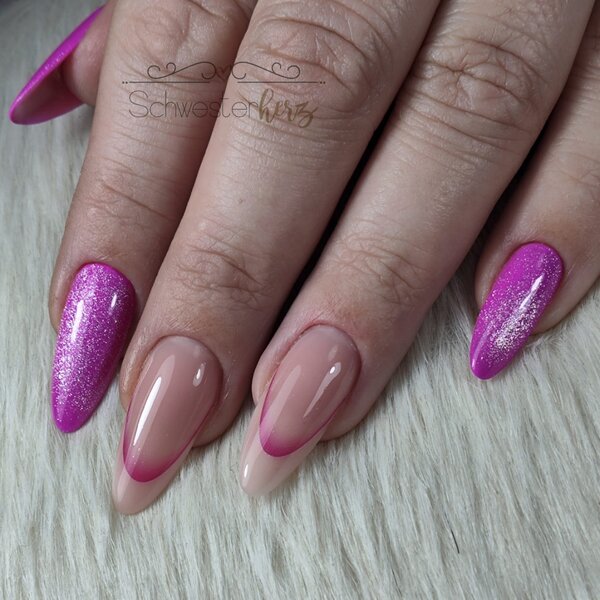 MPK Nails® Ombre Smileline Sticker pink