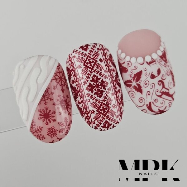MPK Nails® Stampinglack 10ml 13 Dunkelrot